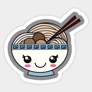 Cute Kawaii Pho Babi - Lashes and Cheeks Babi *Pho* Sticker